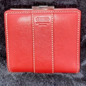 Small Red Coach Wallet